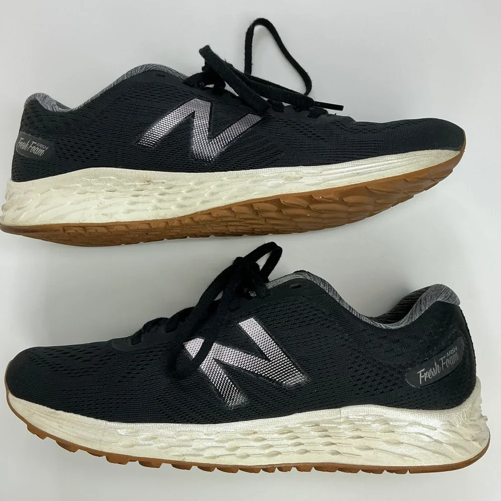 New Balance Black Running Shoes Womens 10 Fresh Foam Arish v1 WARISCB1 Gum Sole